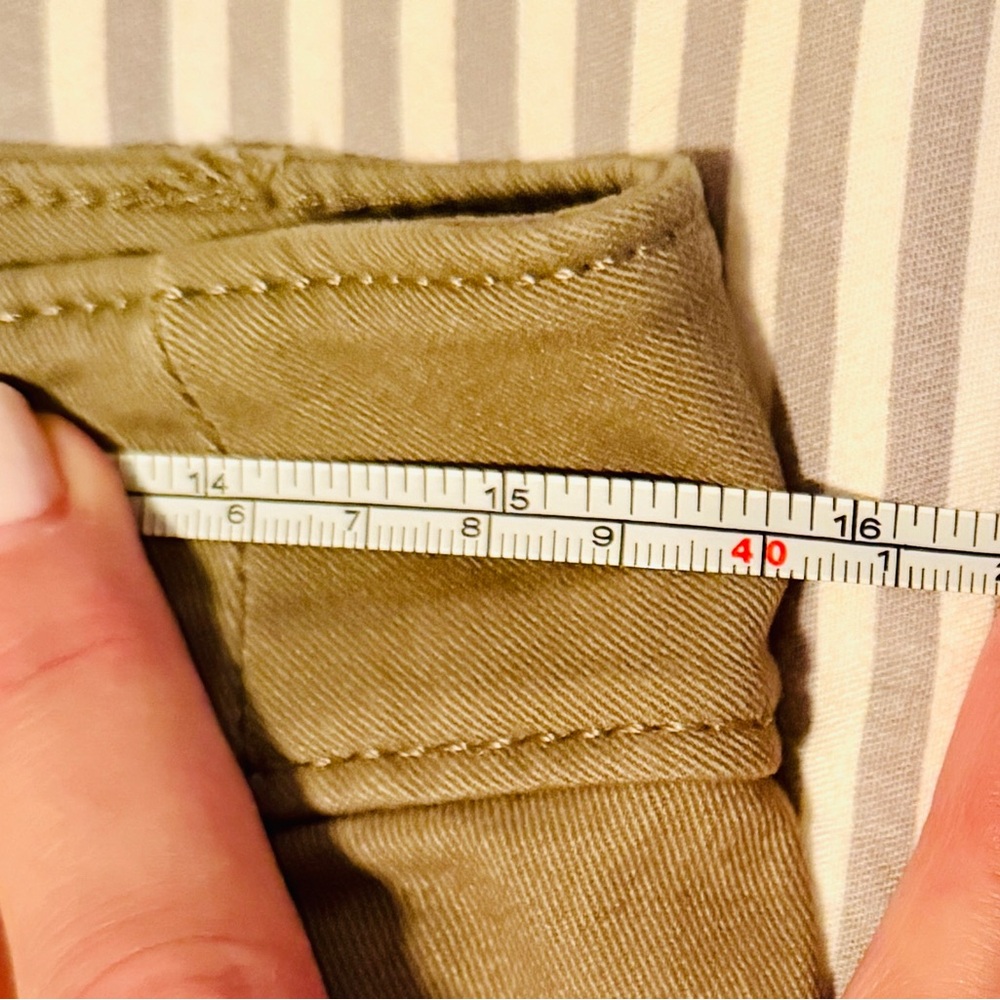 LOFT Women's Olive Green Bermudas - Picture 4 of 4